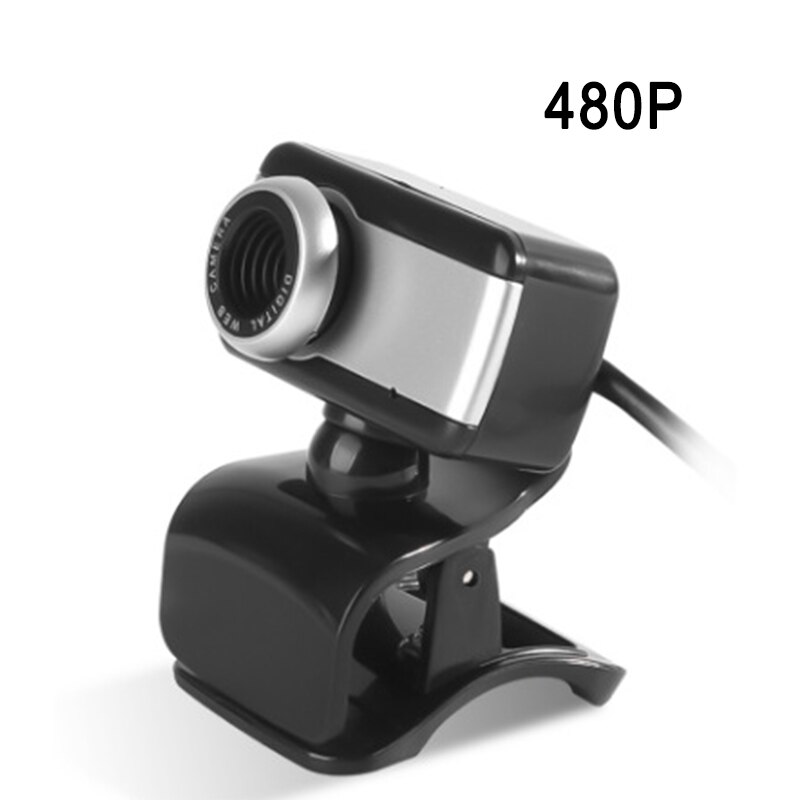 2K 1080P 720P 480P Hd Webcam Met Microfoon Draaibaar Pc Desktop Web Camera Cam Mini Computer webcamera Cam Video-opname Werk: 480P-2