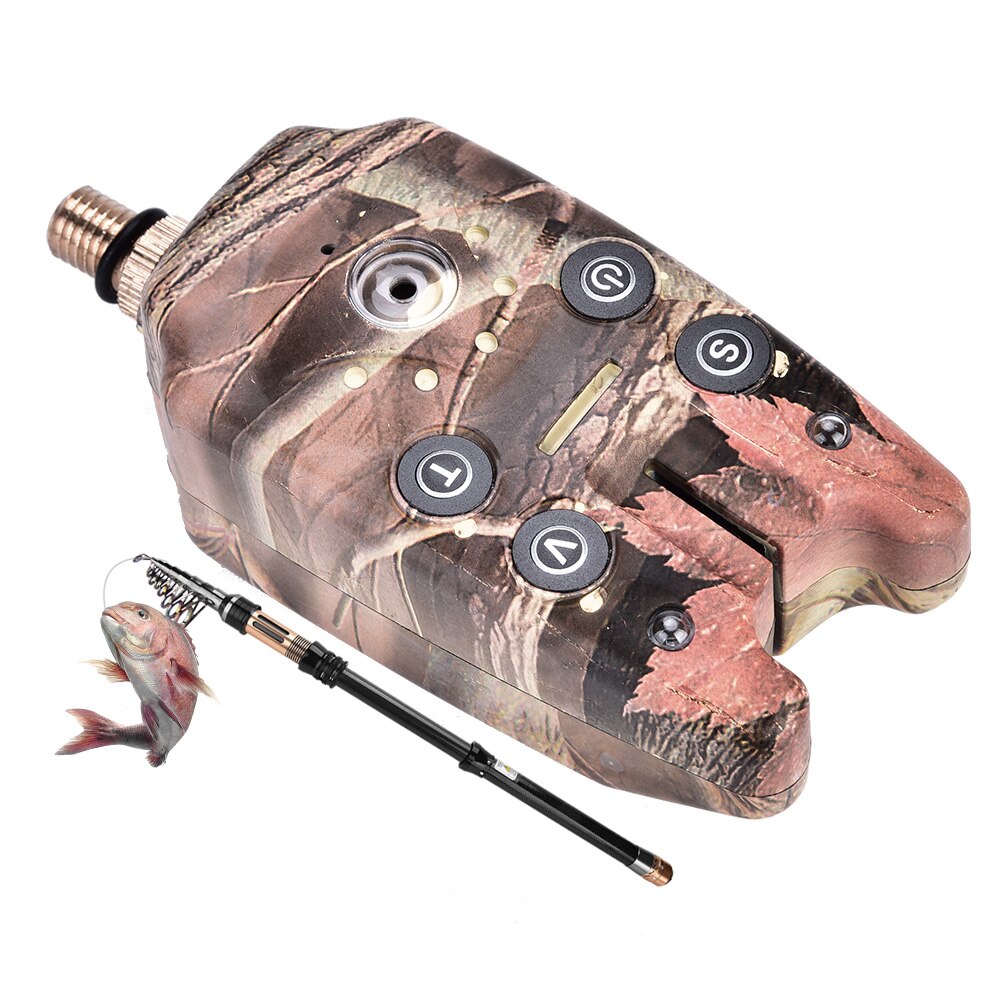 2 Stück Bissanzeiger Mit LED - Elektronischer Fischbissalarm Für Nachtangeln