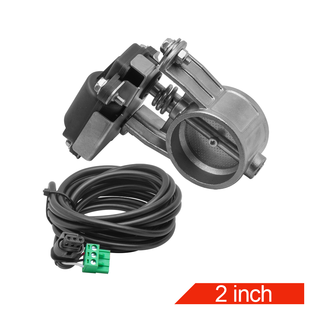 2 '' 2.25 '' 2.5 '' 2.75 '' 3 '' 3.5 '' elektrisk eksosventil i rustfritt stål med finjusterbart fjernkontroll-elektronisk brytersett: Multi