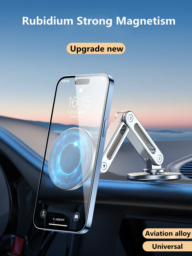 Magnetyczny uchwyt samochodowy na telefon Stojak Magnes Uchwyt samochodowy GPS Smartphone Wsparcie mobilne w uchwycie samochodowym dla Macsafe iPhone Samsung Xiaomi