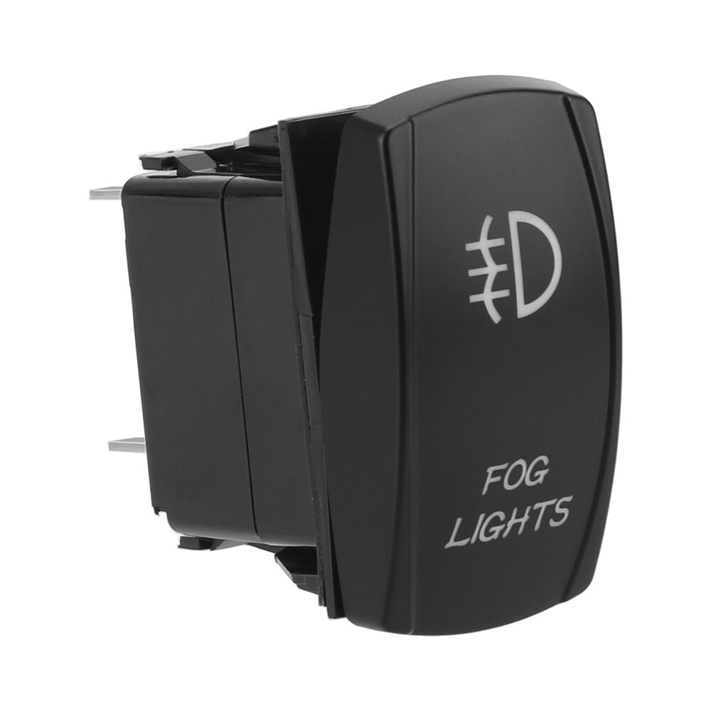 Leepee 5 Pin Mistlamp Schakelaar Auto Dashboard Knop Connector Verlichte On-Off Led Rocker Schakelaar Automobiel Modificatie
