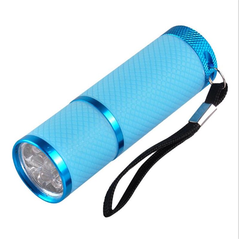 Mini máquina de fototerapia portátil de 9led, lámpara ultravioleta UV, linterna, secador de uñas rápido, herramienta tostada: 1