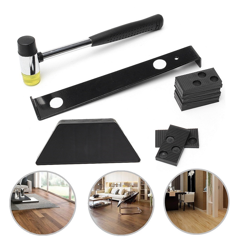 TAIMIMEI Hout Laminaat Vloeren Installatie Tool Vloermontage Kit met 20 stks Spacers Vloeren Gereedschap Set HT2018