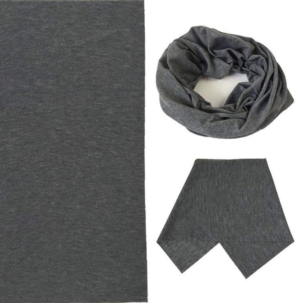 1pc unisex huivi miehille naisten huivi putki huivi huivi pää kasvomaski kaula snood päähineet aktiviteetti maaginen ulkoilu huivi kiinteä: Harmaa