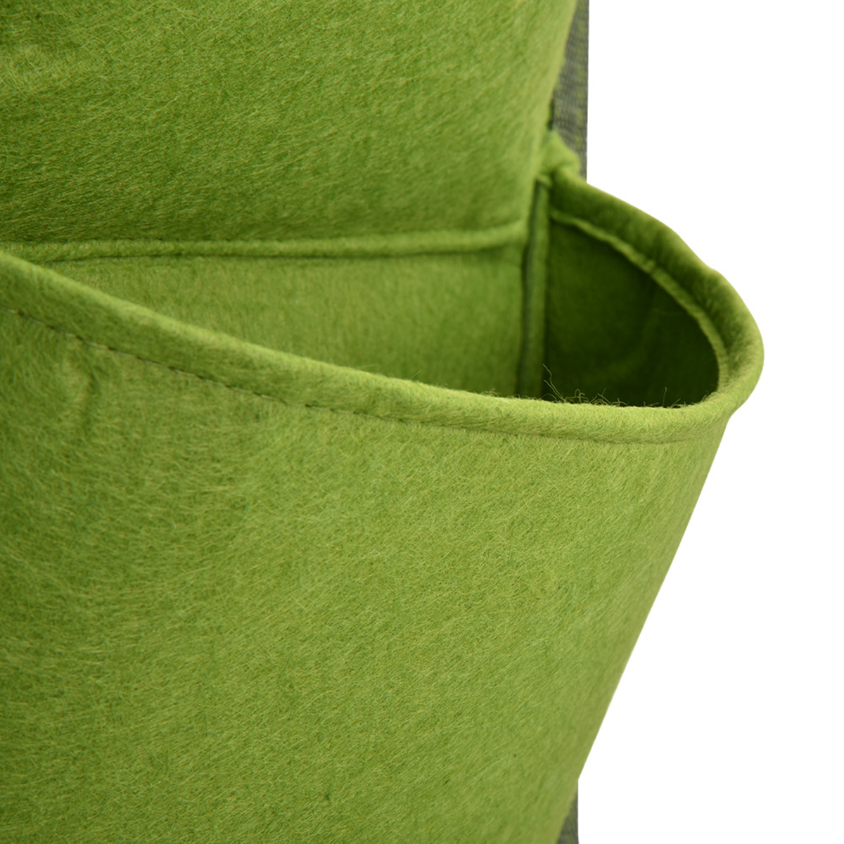 Green Vertical Garden Planter Wall-Mounted Planting Flower Grow Bag 4 Pocket Vegetable Living Garden Home Supplies 70*30cm