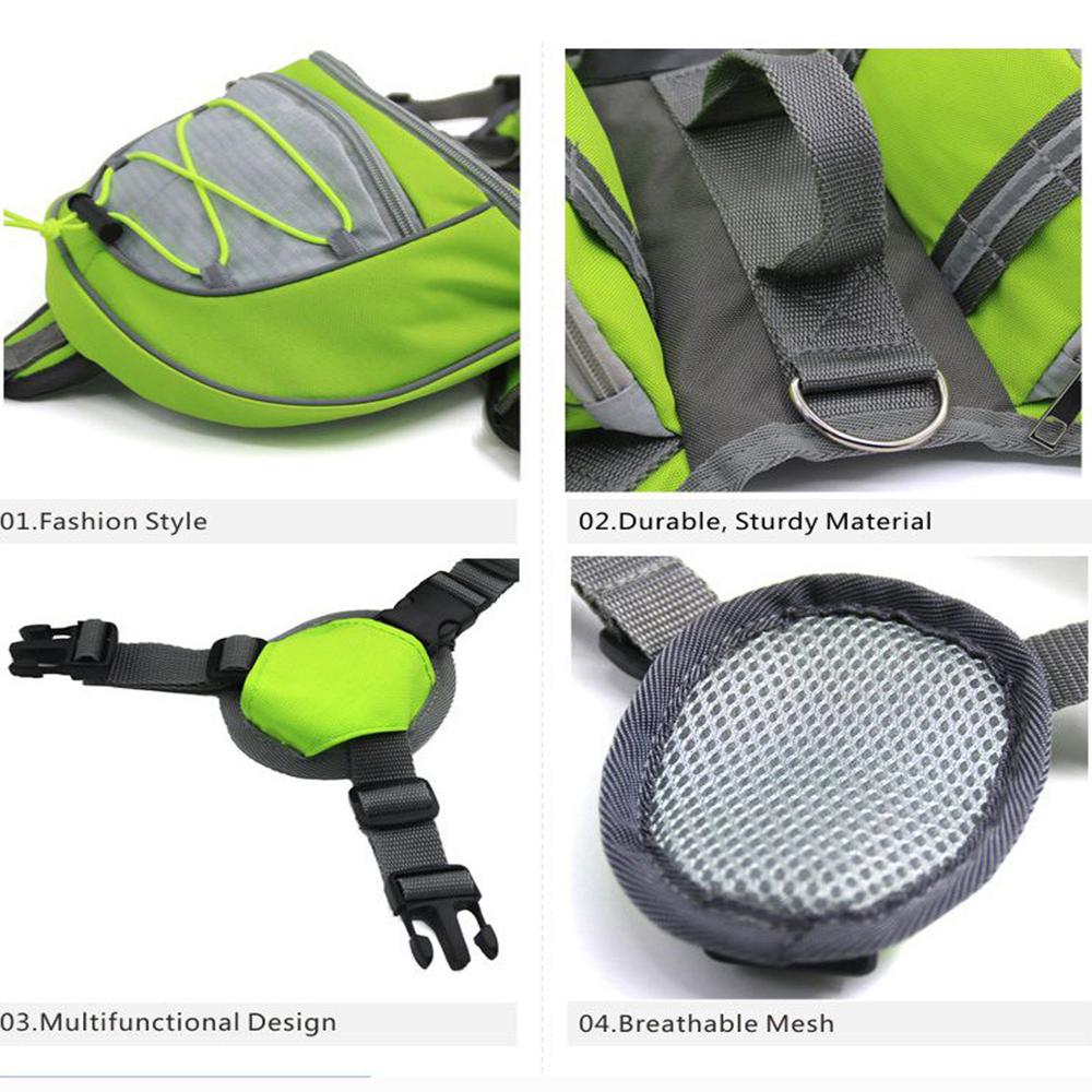 Hond Rugzak Waterdichte Verstelbare Nylon Huisdier Rugzak Hond Zadeltas Voor Grote Hond Wandelen Reizen Huisdier Accessoires S/ m/L
