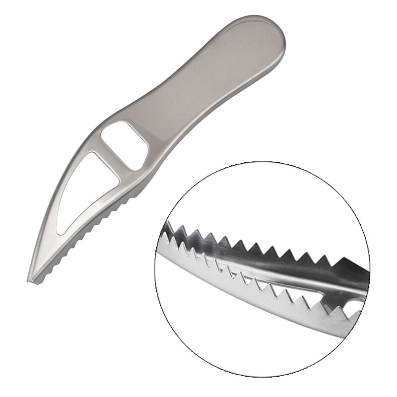 Koken Gereedschap Vis Schoonmaken Mes Skinner Vis Huid Schraper Rvs Schubben Vissen Reiniging Remover Keuken Gadget