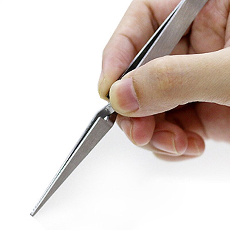 Cross Actie Pincet Rvs Omgekeerde Pincet Cross Actie Pincet Juwelier Hobby Craft Model