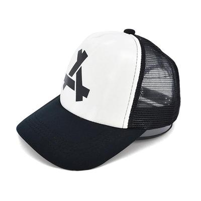 Berretto da Baseball a rete Casual estivo cappello da Baseball a coda di cavallo da donna Sport femminile cappellini Hip-Hop Snapback regolabili cappelli da sole: white black