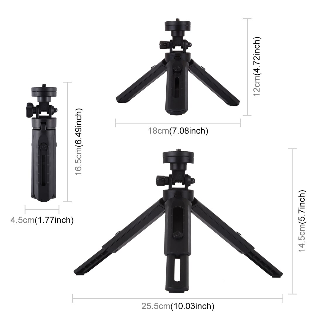Puluz Verstelbare Statief Voor Telefoon Mini Statief Voor Dslr Camera Mobiele Telefoon Mini Camera Statief Voor Foto Fotografie