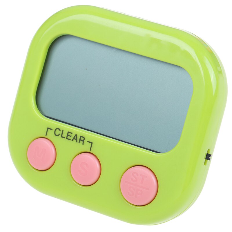 Practical Cooking Timer Alarm Clock Multi-Color Magnetic LCD Digital Kitchen Countdown Timer Alarm With Kitchen Timer