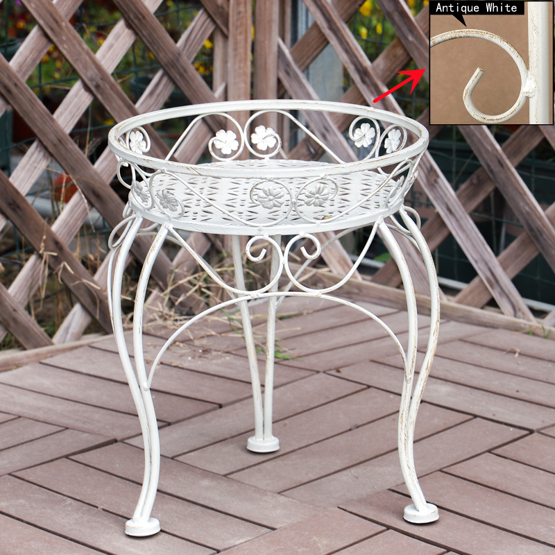 Estante para macetas de metal resistente: soporte para plantas de interior/exterior | Estantes ajustables y resistentes al óxido para jardín, patio y decoración del hogar