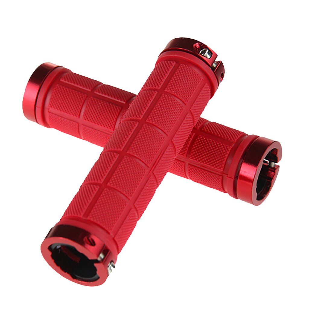 Gummi Fahrrad Lenker Griffe Abdeckung MTB Berg Fahrrad Griffe Anti-skid Fahrräder Bar Griffe Fixed Gear Fahrrad Lenker Teile #2: Rot