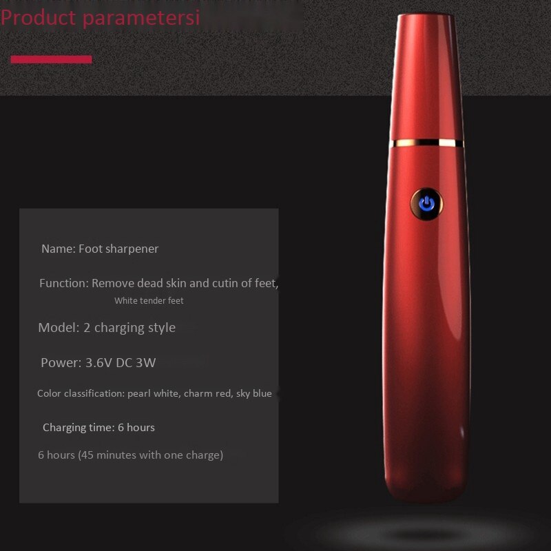 Broyeur de pieds électrique soin des pieds broyeur de pieds USB chargement exfolié peau morte tondeuse à pied