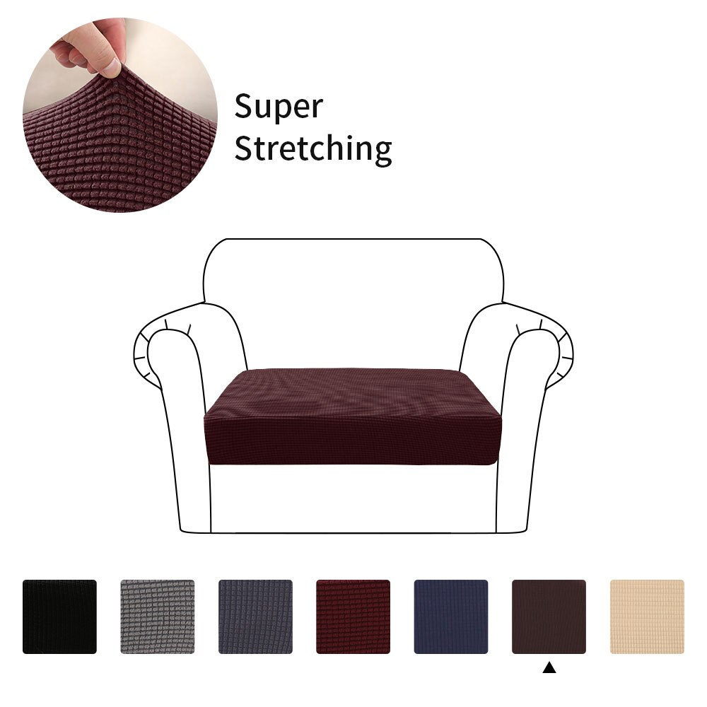 Sofa pudebetræk elastisk beskytter vaskbart sofabetræk slipbetræk dekoration: Koral