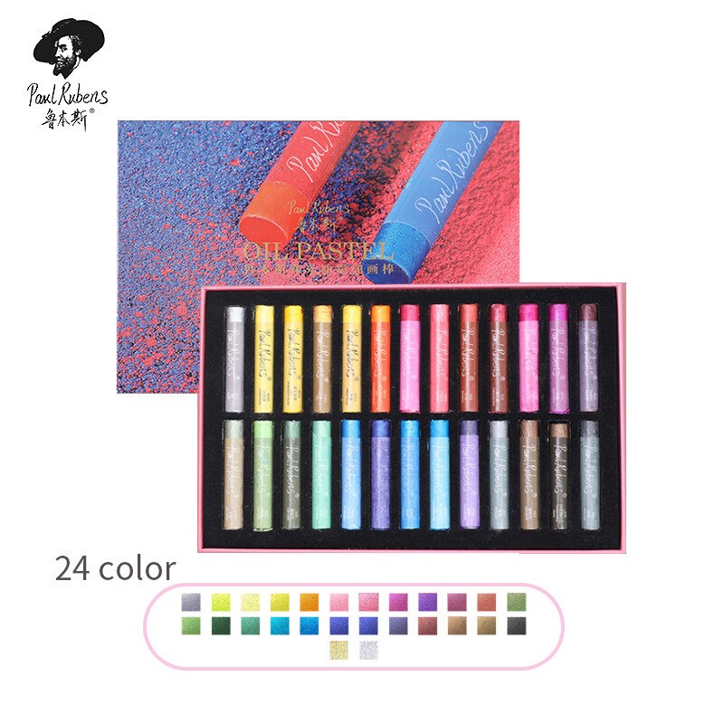 Paul Rubens Olieverf Set Pastel Kleurpotloden 24 Kleuren Tekening Graffiti Zachte Kunst Levert Voor Kunstenaar Kinderen Schilder Materiaal