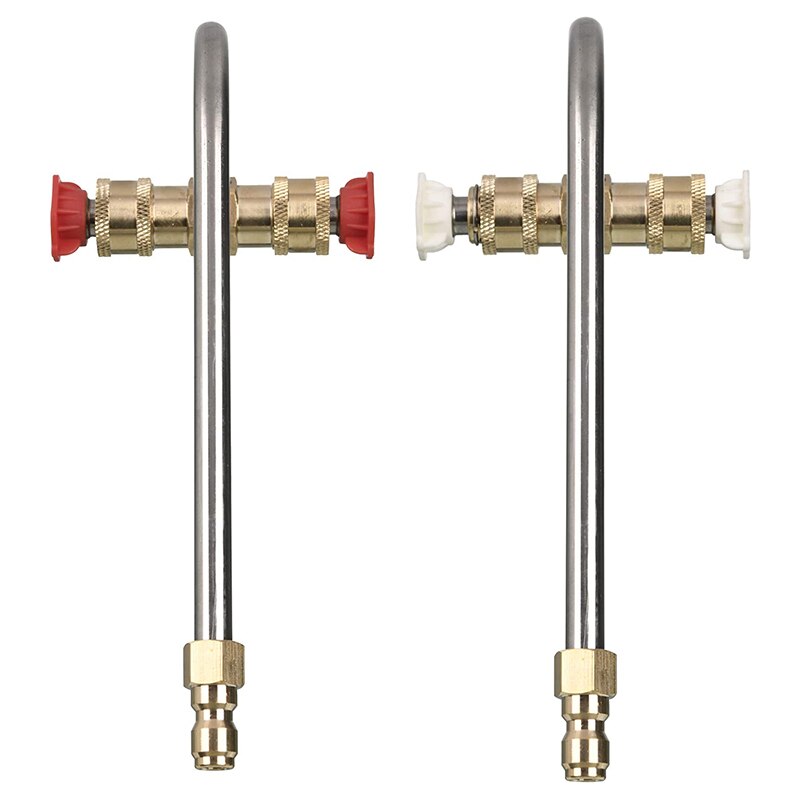 Accesorio para limpiador de fregadero GTBL para lavadoras a presión, 4 boquillas, conexión rápida de 1/4 pulgadas, 4000 PSI