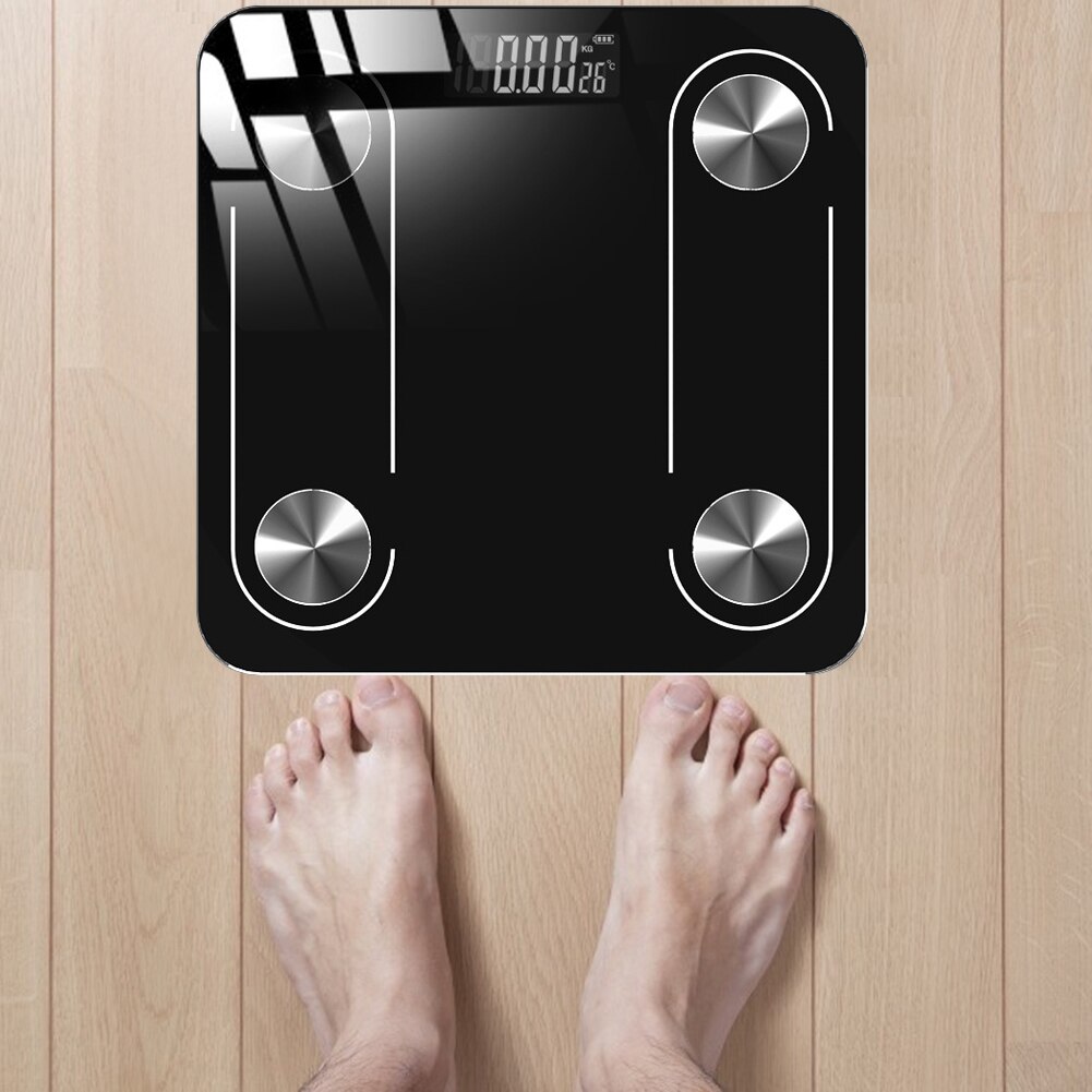 Smart USB Charging Bluetooth Scale Body Fat Water Scale Muscle Mass BMI Weighing for Kitchen Measuring Accessories