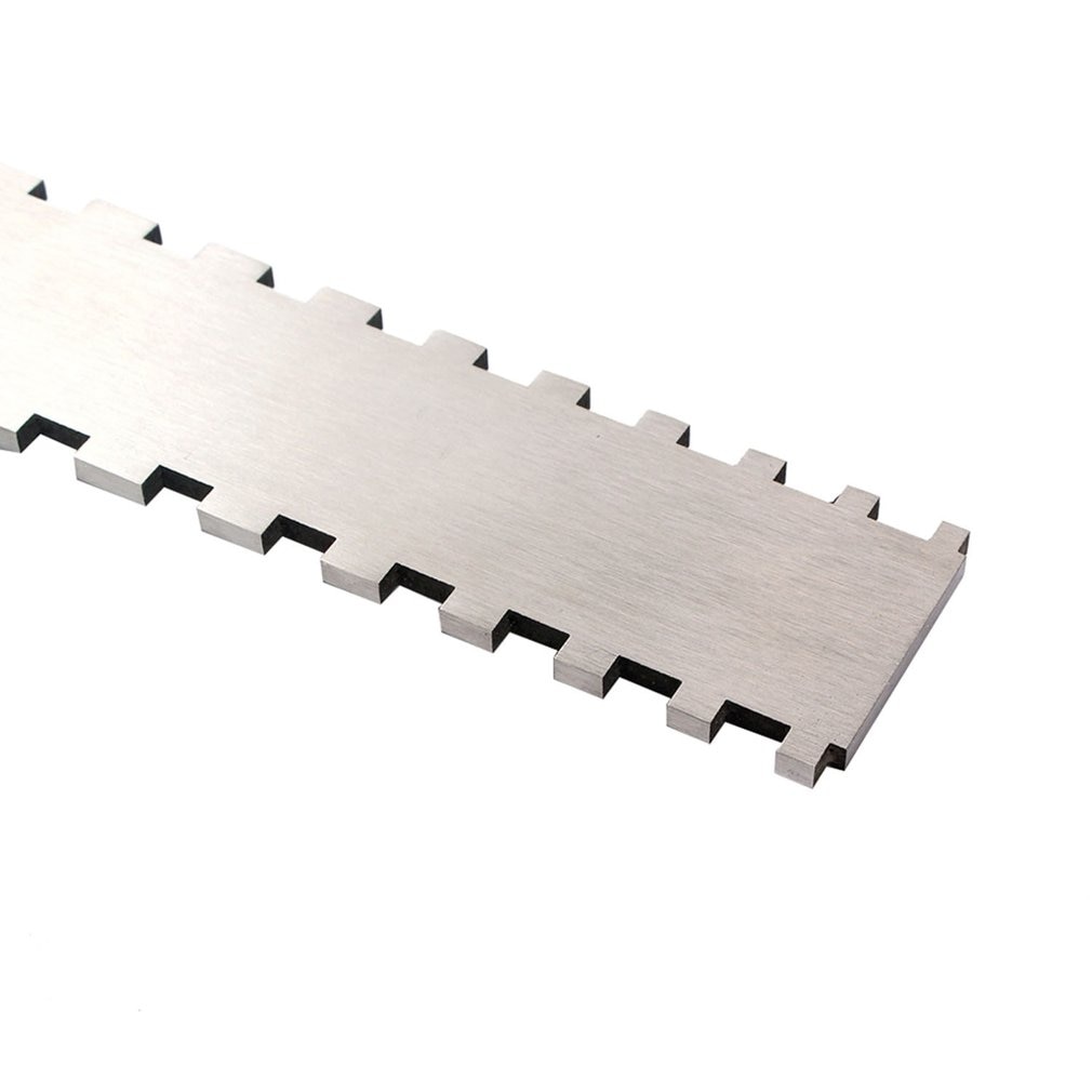 Guitar Neck Notched Straight Edge Luthiers Tool for Most Electric Guitars for Gibson Fretboard and Frets Stainless Steel