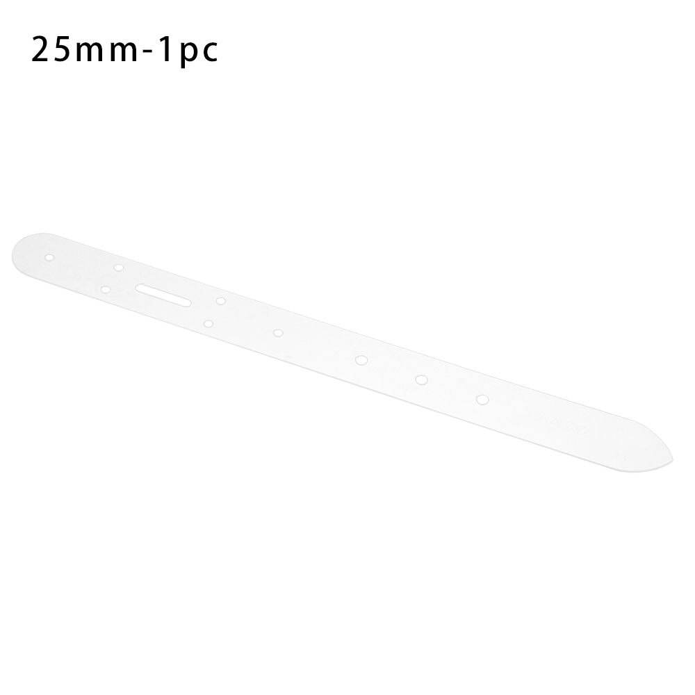 1/5PCS Clear Plastic Leather Crafts Punching Mould Stencil Hole Templates Belt Handcraft Punch Belt Buckle Positioning Tools: 25mm-1pc