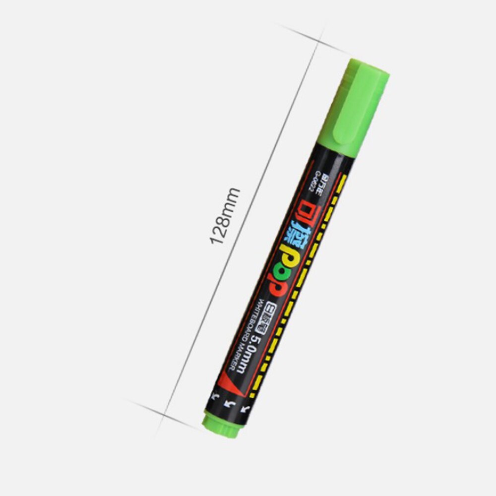 8 PC/Lot marqueur effaçable à sec de remplissage répété 8 couleurs marqueur de tableau blanc de pointe de stylo burin de 5mm