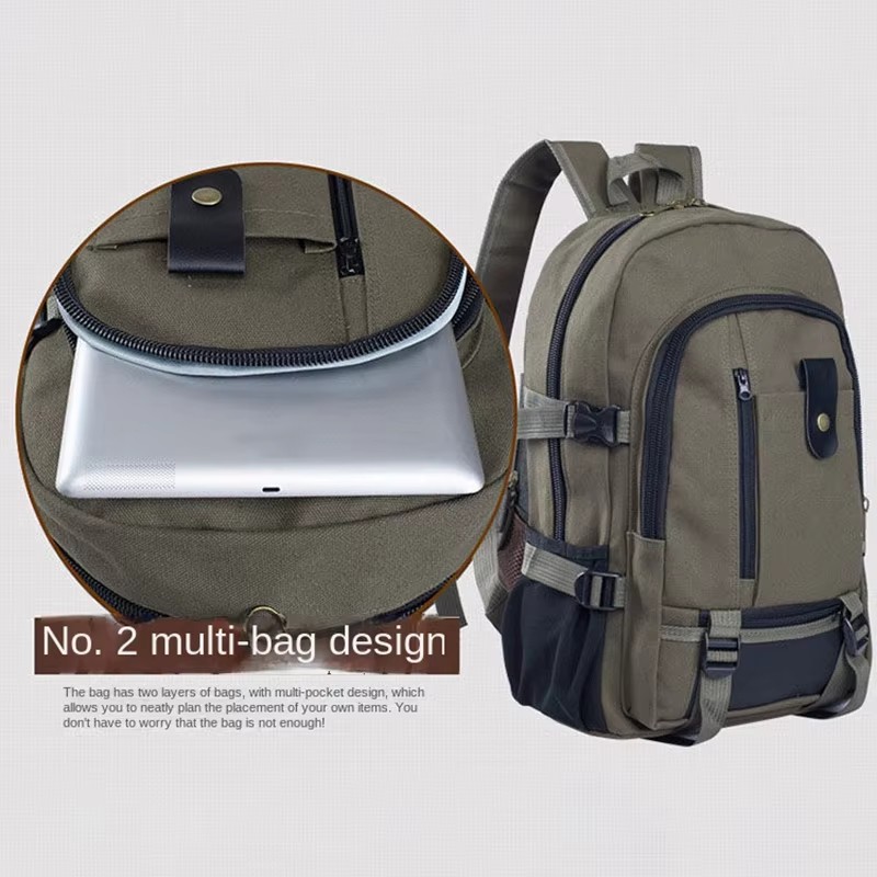 Sac à dos de voyage sac d'alpinisme pour adolescent unisexe grande capacité toile étudiant cartable de enfants sacs à dos