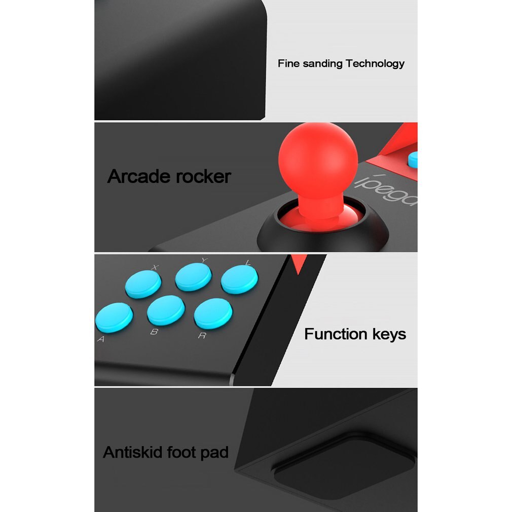 Mini Handvat Game Joystick Voor Schakelaar Gladiator Joystick Gastheer Plug En Spelen Met Herhalen Game Rocker