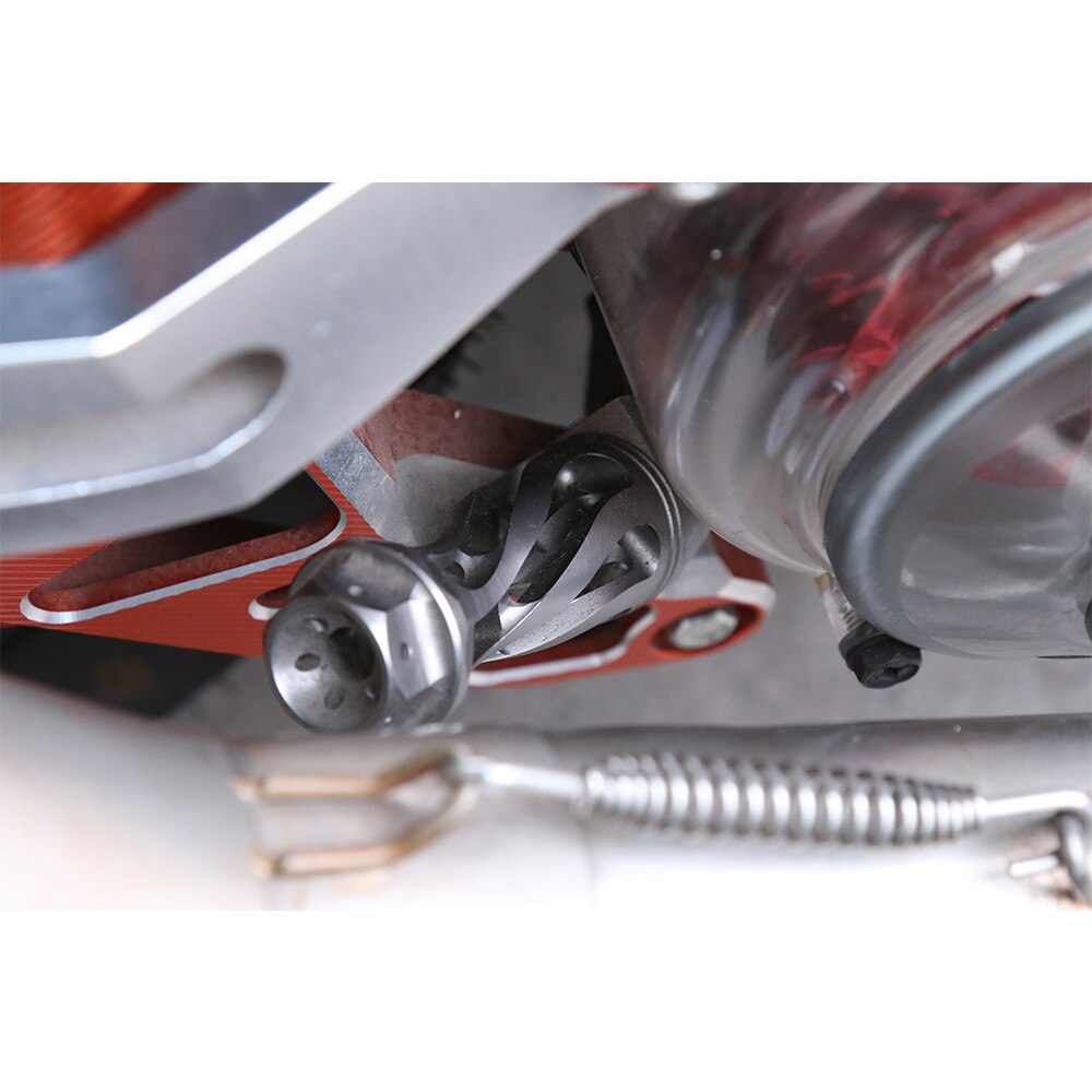 Motorcykel skoter aluminiumlegering motorolja tank nivåmätare för yamaha bws  x 125 bws  r 125 cygnus 125 kymco 125