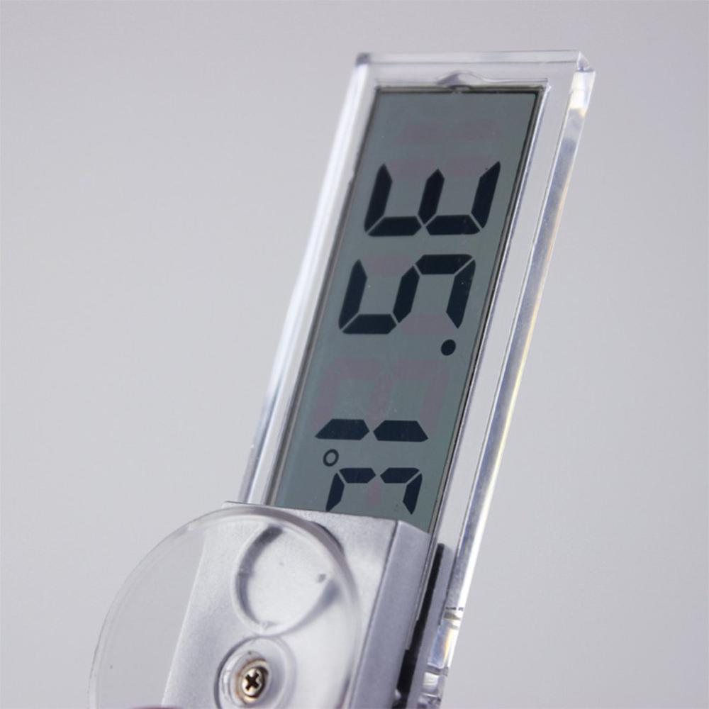 Huishoudelijke Auto Voertuig Zuignap Elektronische Digitale Transparant Lcd Display Thermometer Digitale Auto Thermometer