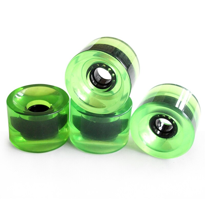Skateboard Wheels Set With Bearings 82A Longboard Wheels PU Wheels Cruiser Wheels Street Upgrade Replacement
