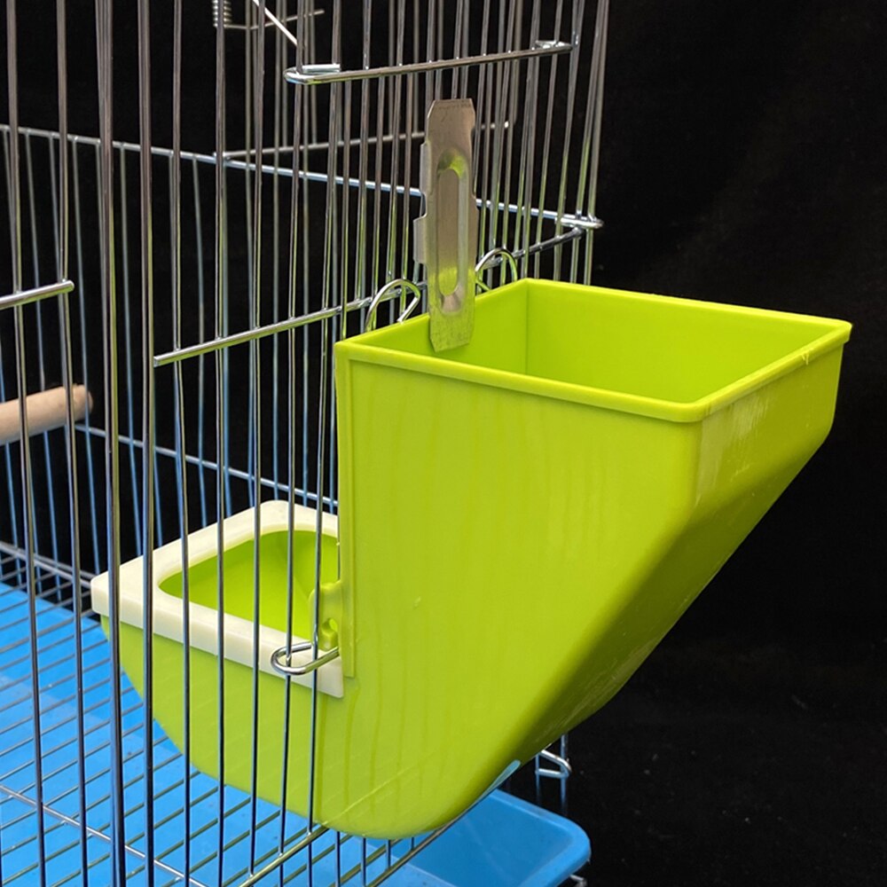 Newest Bird Feeder Durable Lightweight Seeds Catchers Tray Hanging Bird Food Dish Cups Cages For Small Medium Birds Pet Supplies