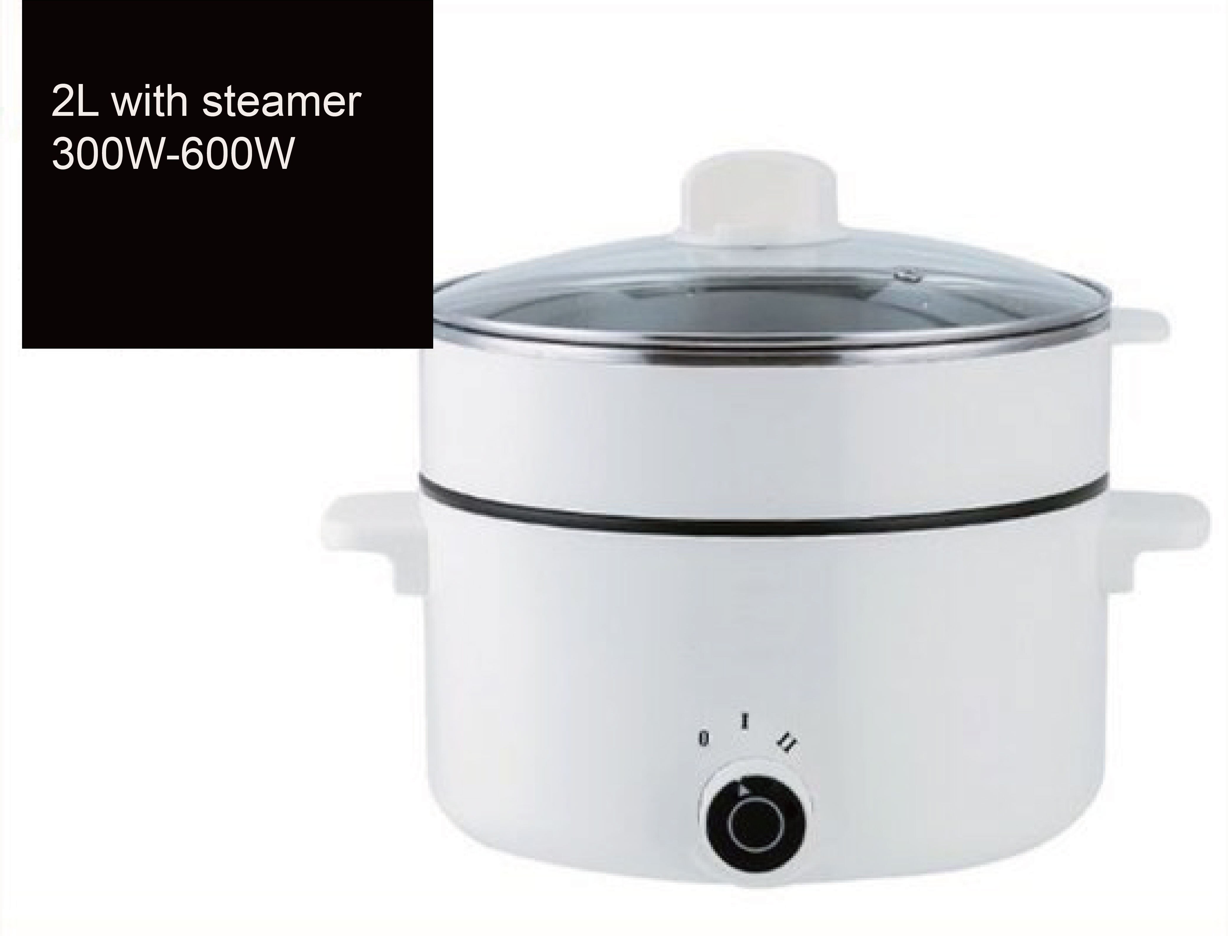 2.5L electric skillet low power student pot electric pot cooking pot 2-6 people frying pan