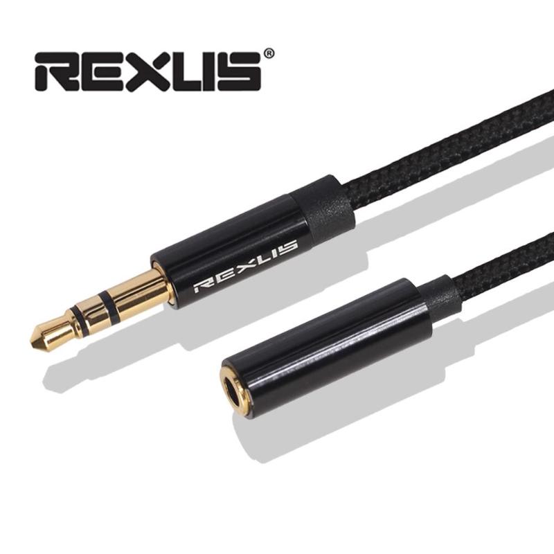 REXUS 3.5 Jack Hoofdtelefoon Verlengkabel 3.5mm Jack Man-vrouw Stereo Audio AUX Extender Koord Voor Telefoon PC computer Auto MP3