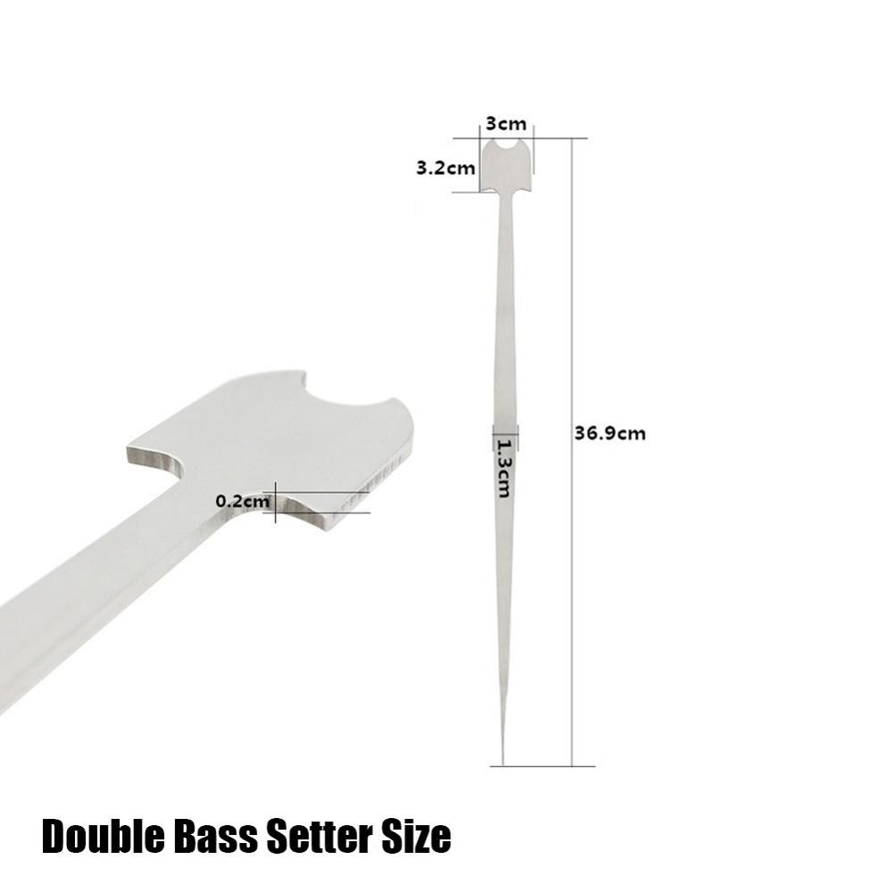 Cello Accessories Double Bass Sound Post Setter Stainless Steel Cello, Double Cello Column Hook Setter With Sharpen End