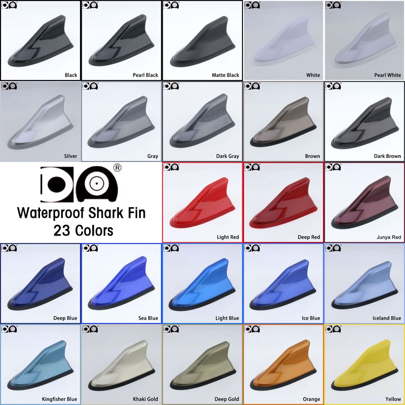 Vanntett haifinne antenne spesial bilradioantenner sterkere signal piano maling til toyota corolla