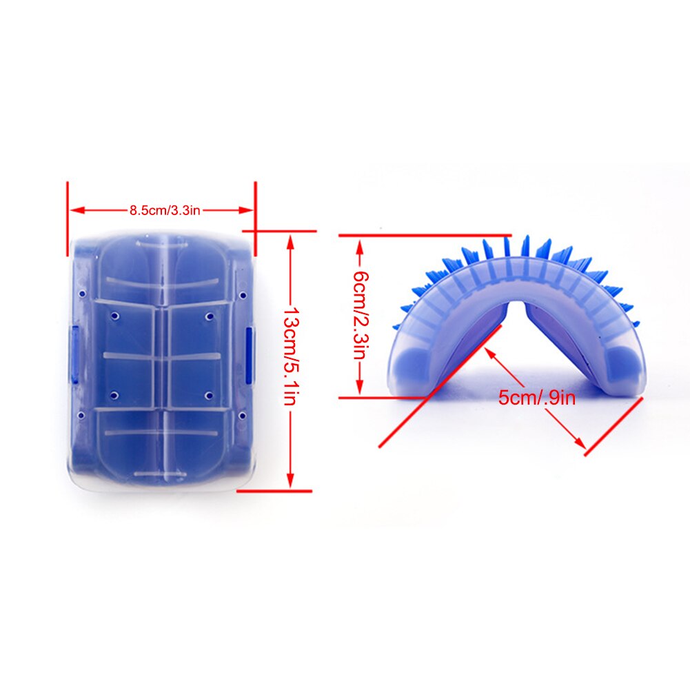 Cat Massage Device Cat Self Groomer Comb Cat comb Pet Supplies plastic Black/Grey/Green/Blue Cats Brush