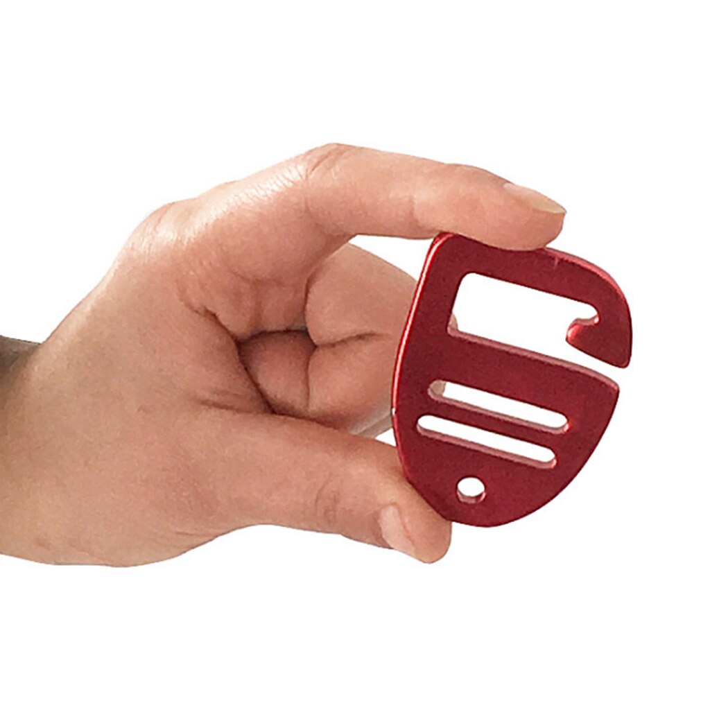 2 Pieces Webbing Buckles Outdoor G Hook Webbing Buckle Lightweight Hanging Carabiner Backpack Red