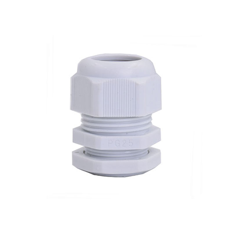 50 stuks kabelwartels  pg 25 zwarte witte waterdichte verstelbare nylon connectoren verbindingen met pakkingen 13-18mm voor elektrische apparaten: Wit