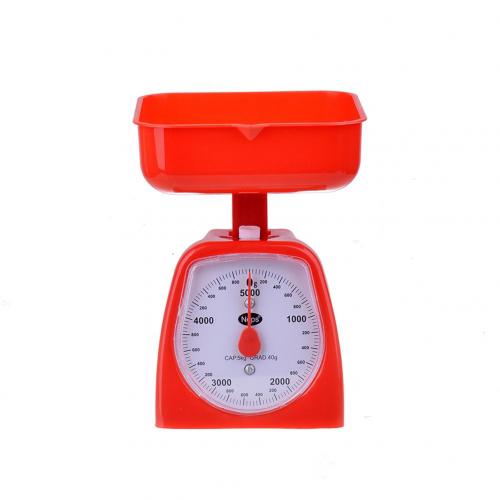 80% 3/5kg Mechanical Kitchen Detachable Tray Vegetable Dial Cooking Weighing Scale Food Diet Balance Kitchen Scales: Default Title
