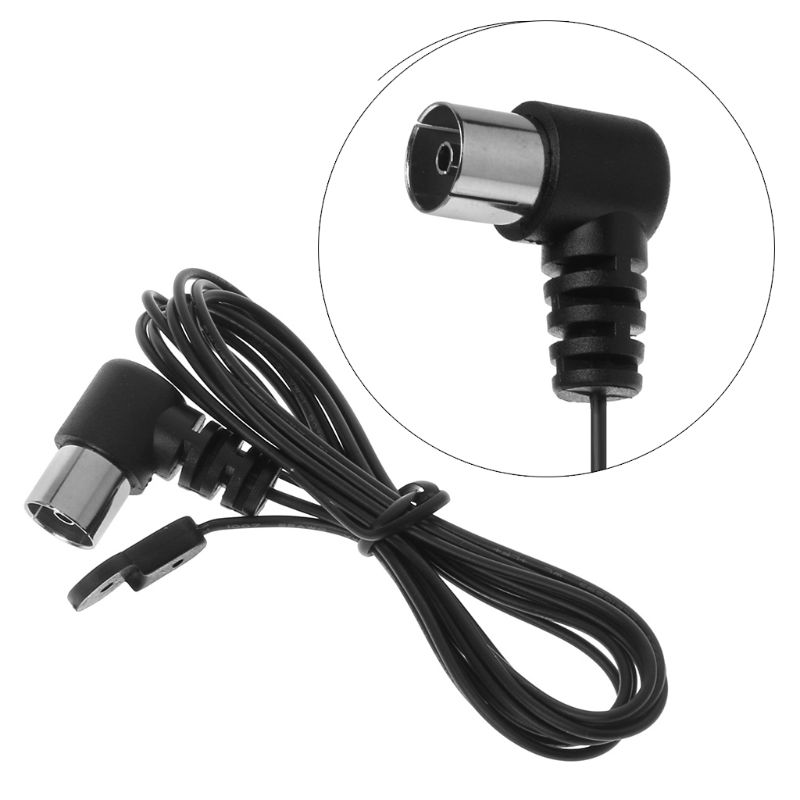 1pcs Antennas FM Antenna 75Ohm UNBAL for Sound Natural Sound Stereo Receiver For FM Radio/Hi-Fi/DAB/ TV Indoor use Black