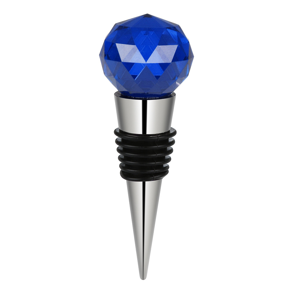 Diamond Crystal Stainless Steel Champagne Stopper Sparkling Wine Bottle Plug Seal Wine Bottle Stopper Kitchen Bar Tools 30mm