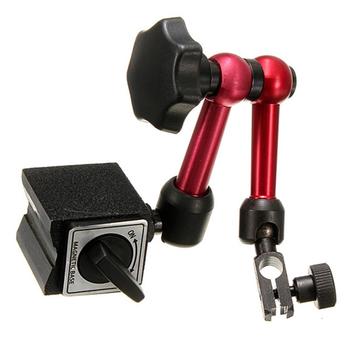 Mini universal fleksibel urskive testindikator støtteholder stativ magnetisk base præcisionsindikatorer måleværktøjssæt