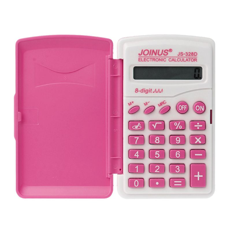 Brand and Mini Student Pocket Battery Powered 8-Digit Electronic School Office Calculator