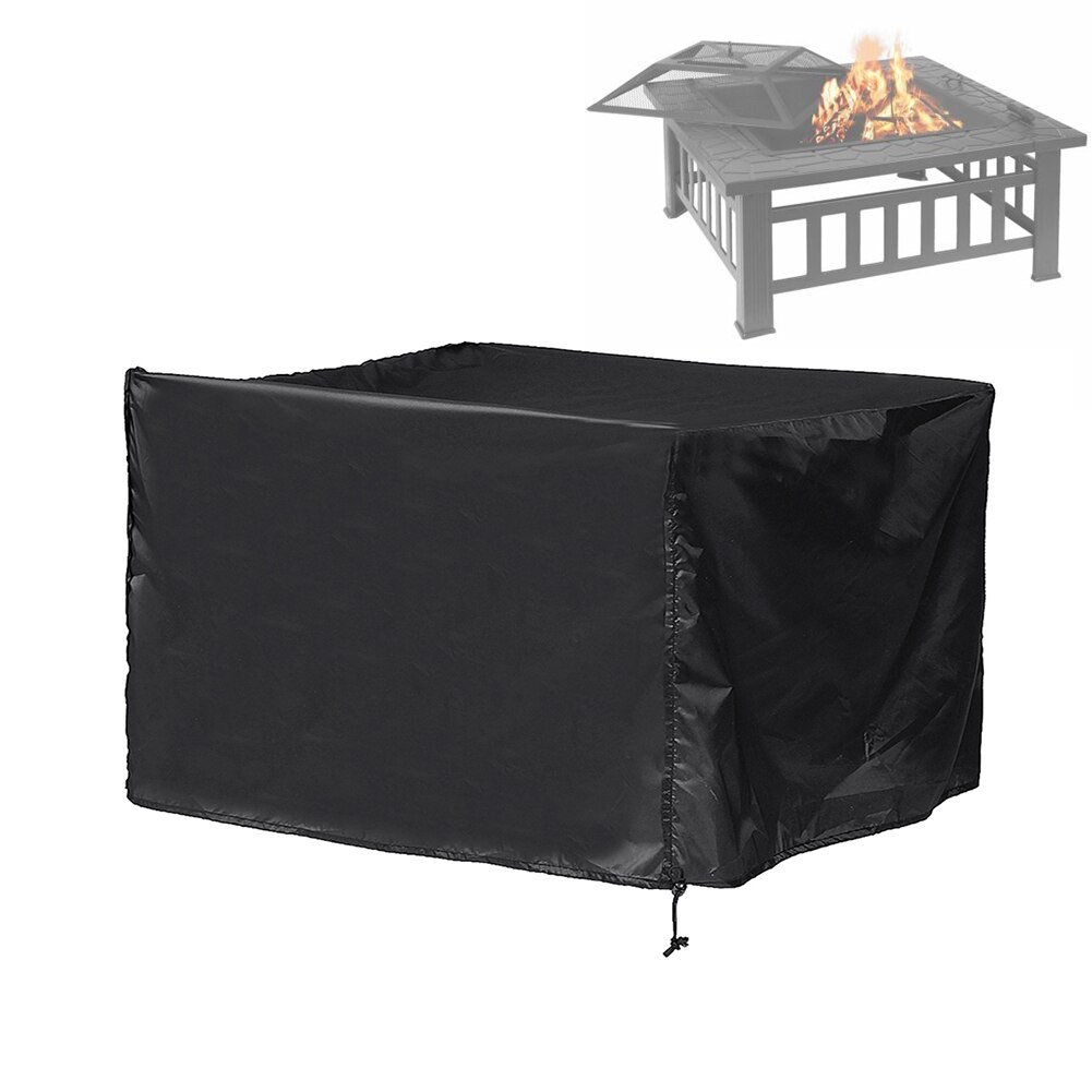 Anti Dust Easy Clean Polyester Camping Shelter For Stove Portable Fire Pit Cover Protective Canopy Foldable Picnic Outdoor BBQ
