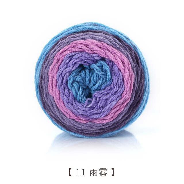 200G/Ball Hand Geweven Wol Diy Handgemaakte Gebreide Zachte Sjaal Hoed Trui Gehaakte Dikke Wol Voor Hand breien: 11