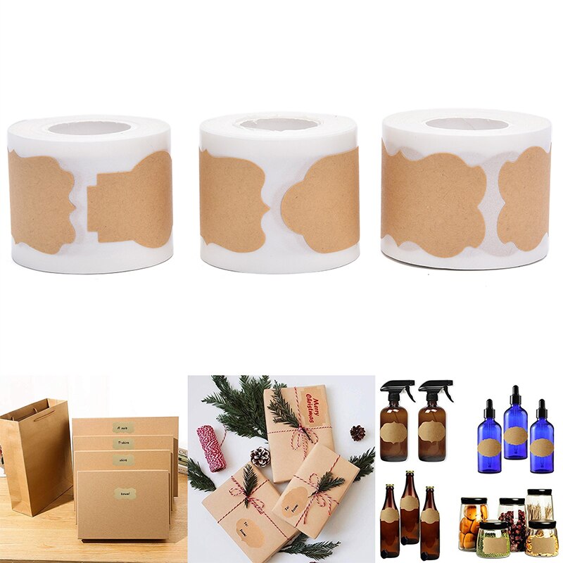 Waterdichte zelfklevende etiketten stickers keuken kruidenetiket jam pot fles etiketten doos verpakkingsetiket