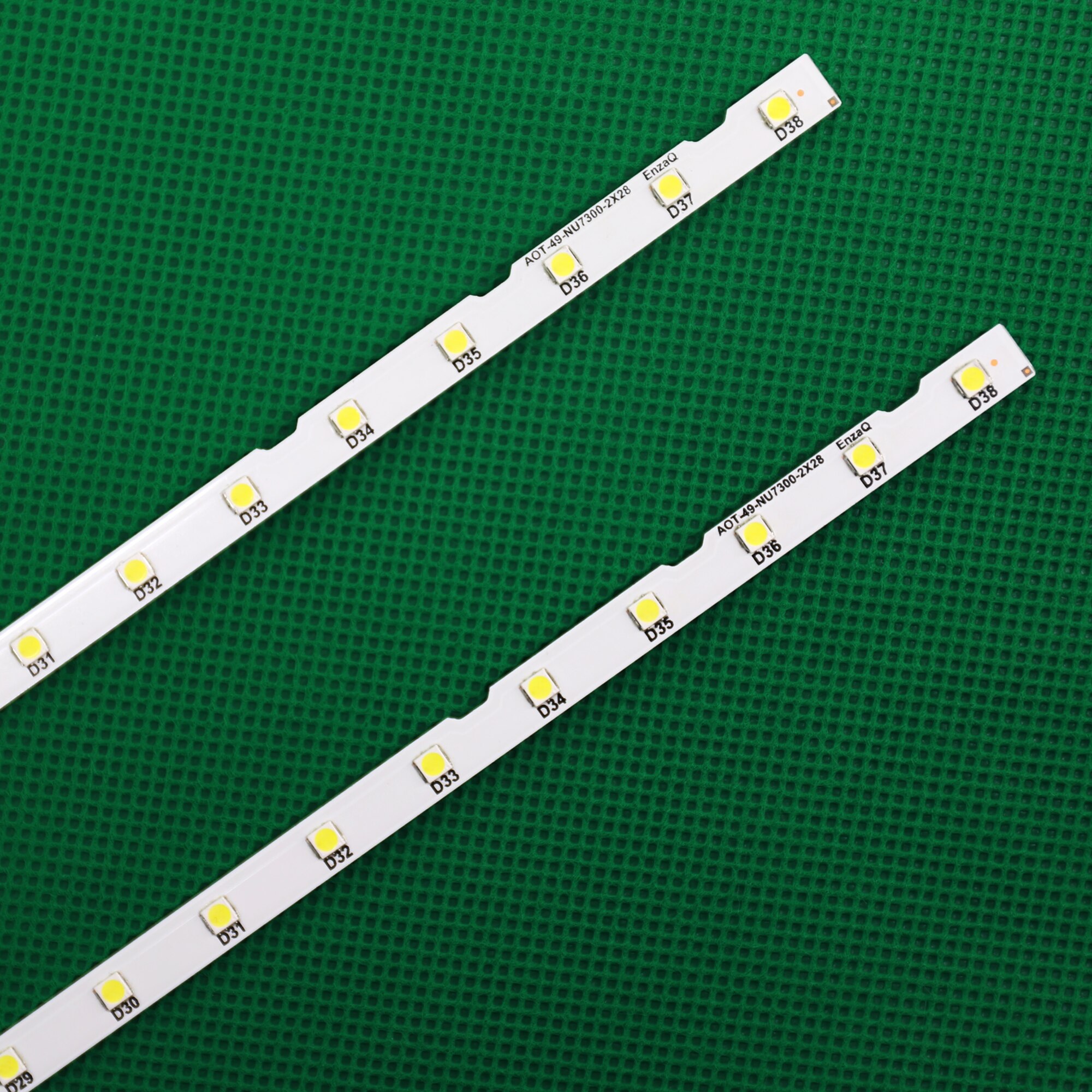 38 led bakgrunnslys stripe for samsung 49 &quot;tv aot _49_ nu 7300_ nu 7100_2 x 38_3030 c_d 6t-2 d 1_19 s 2p rev . v4 ue49 nu 7140 ue49nu