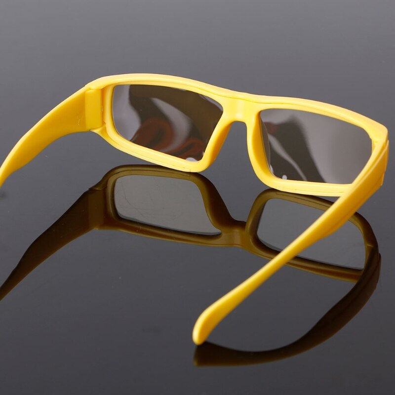 Gafas 3D de tamaño para niños, lentes circulares polarizadas, pasivas, para películas de cine y TV en 3D Real