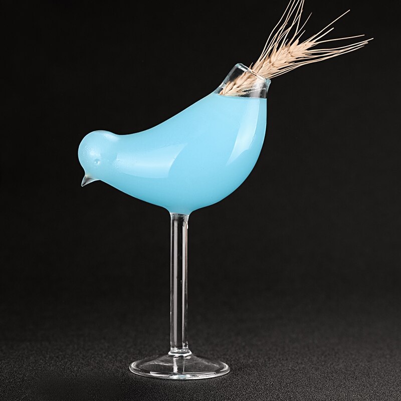 Cocktail Bird Glass Molecular Cocktail Glass