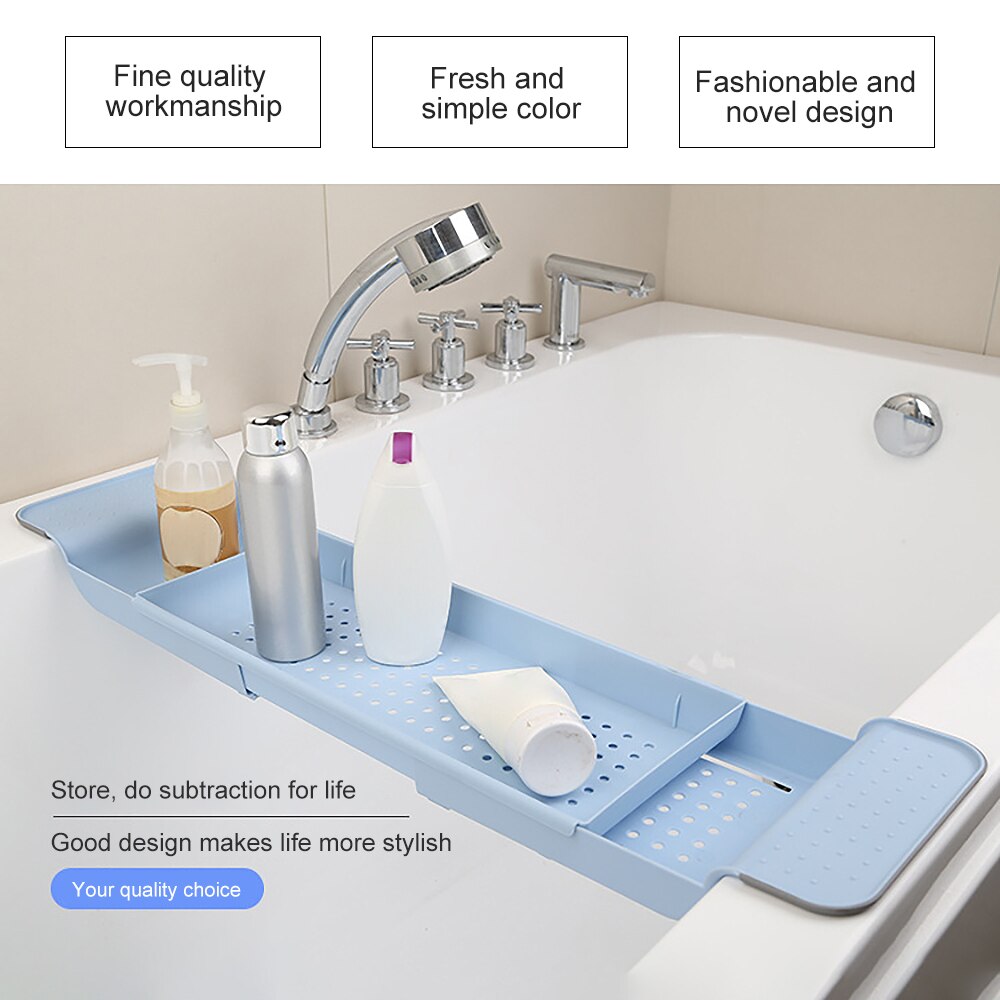 Kunststoff Versenkbare Regal Badewanne Lagerung Gestell Schlecht Ablassen Gestell Badewanne Tablett Küche Schlecht Organizer Lagerung Zubehör